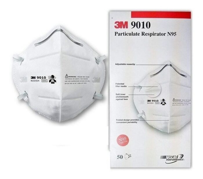 Respirador 3M 9010 N95 - NIOSH - Plegable
