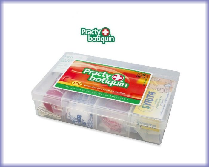 Botiquín de Plástico Poliestireno Cristal modelo 102