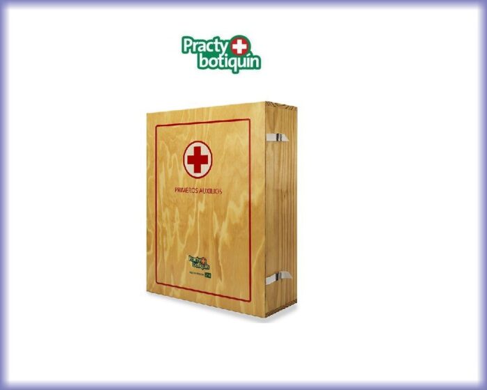 Botiquín de madera natural laqueada modelo 214