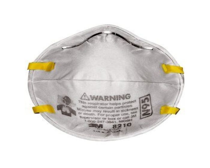 Barbijo 3M 8210 N95 para polvos y neblinas