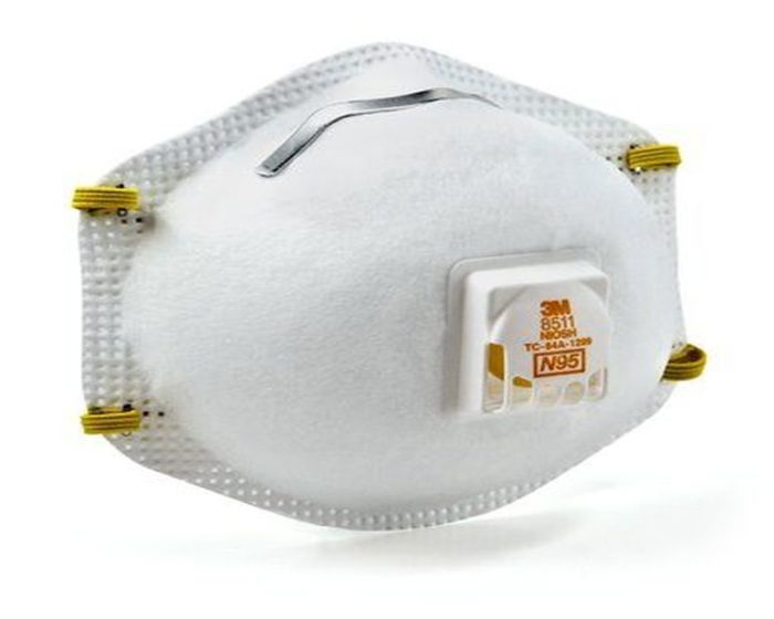 Barbijo 3M 8511 con válvula - Respirador N95