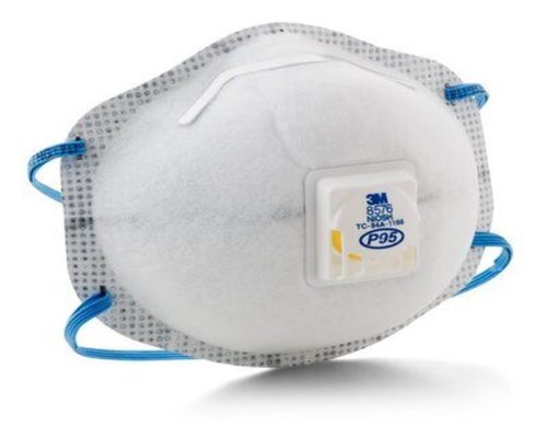8576-RESPIRADOR 3M 8576 NIOSH P95 P/GASES ACIDOS C/VALVULA