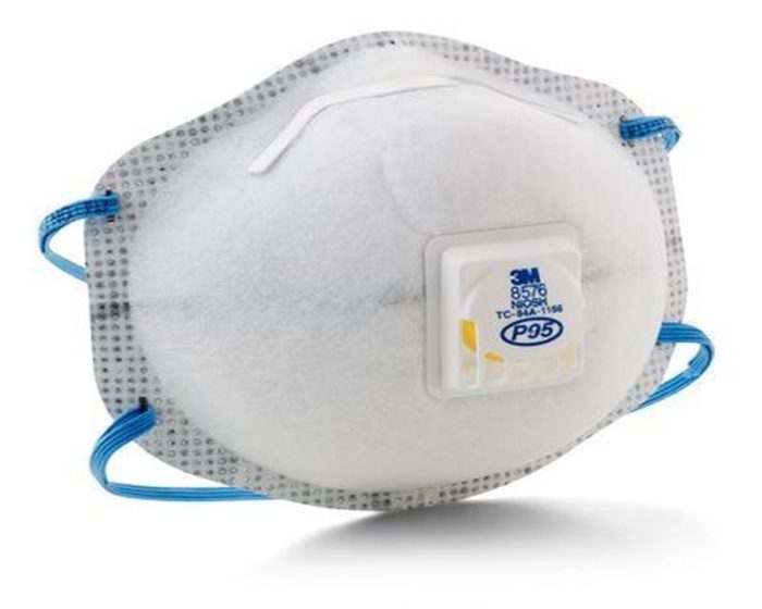 RESPIRADOR 3M 8576 NIOSH P95 P/GASES ACIDOS  C/VALVULA