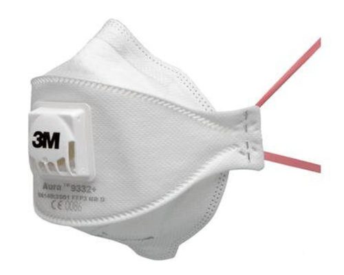 9332-RESPIRADOR 3M 9332 + ALTA EFIC. CON VALVULA /¢10-120