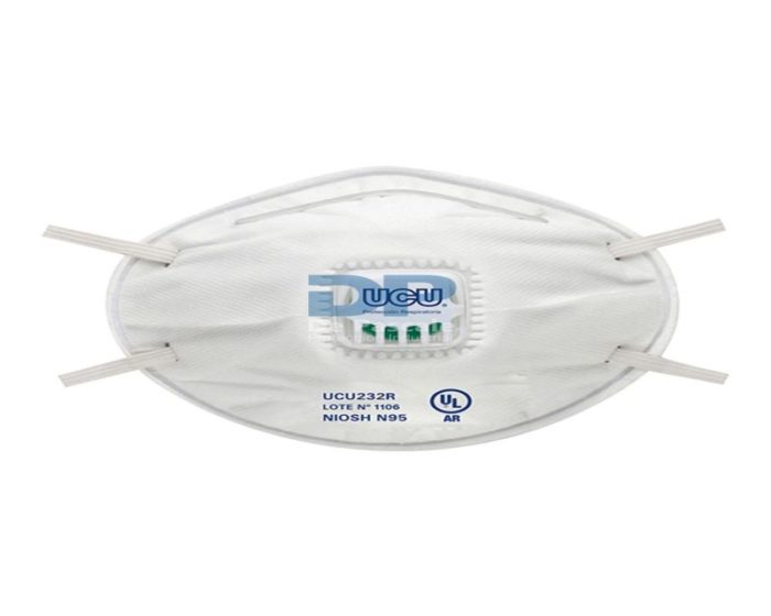 RESPIRADOR UCU232R N95 PREMIUM CON VALVULA