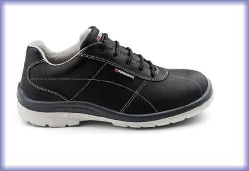Zapato Funcional City ultraliviano - cuero natural con puntera aluminio