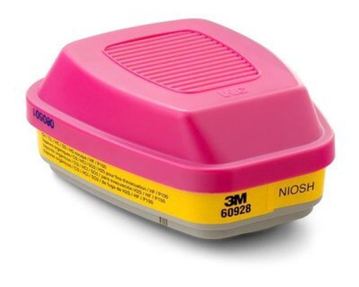 Cartucho 3M 60928 para Vapor Orgánico/Gas Ácido P100