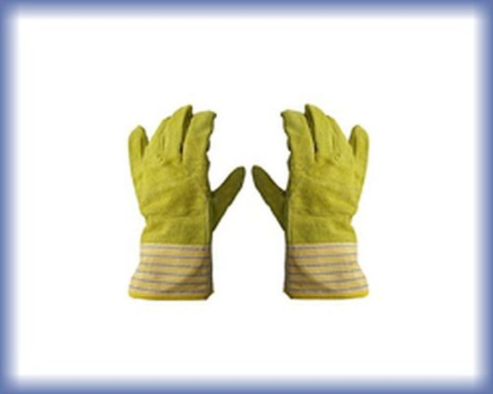 Guante DPS (541125) descarne amarillo combinado textil