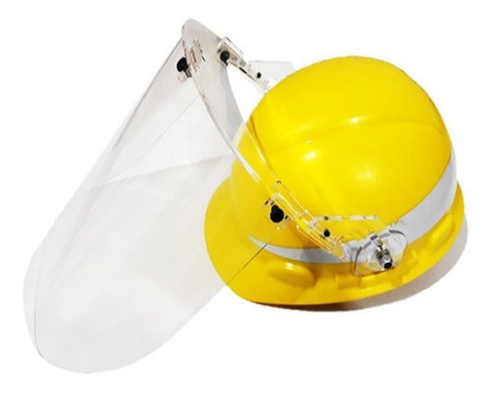 Protector facial universal para casco