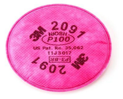2091- Unidad FILTRO 3M 2091 P-100 PARTICULAS TOXICAS ALTA EFICIENCIA