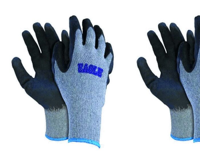 Guante látex pro Eagle tejido poliester (780467)