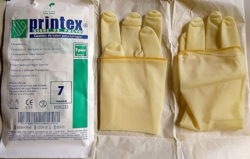 Guantes estériles para cirugía