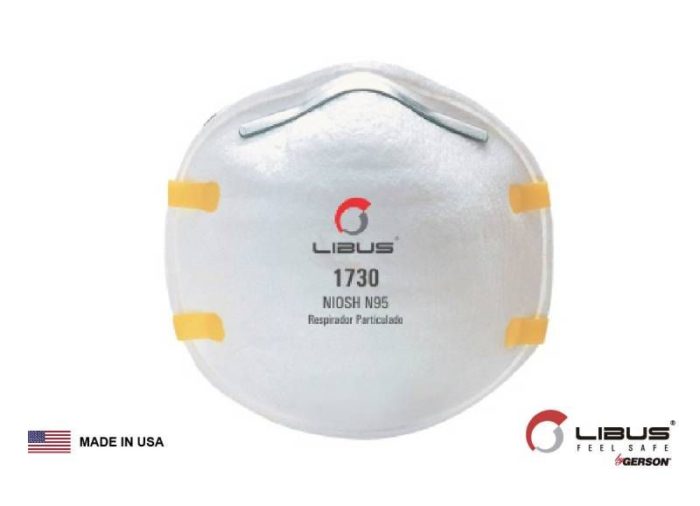 Respirador Libus 1730 - norma N95