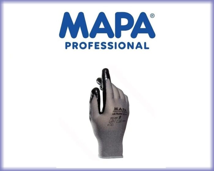 Guante Mapa Ultrane 553 nitrilo ventilado soporte textil