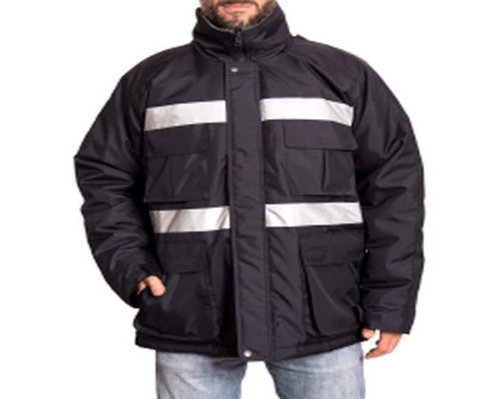 Parka SteelPro con reflectivo tela Oxford 300 D color  azul
