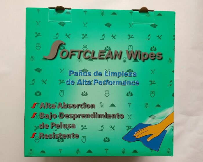 Paños absorbentes Softclean 30 x 30 cm Celeste