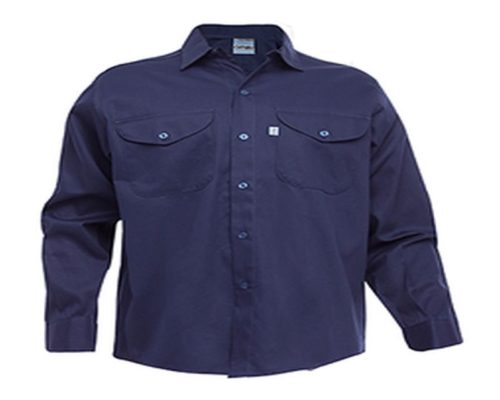 Camisa de trabajo Ombú azul oscuro