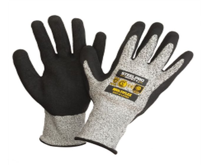 Guantes cut5 latex anticorte Steelpro - guantes livianos, de montaje flexible