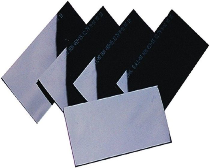Vidrio oscuro para careta soldar 50 mm x 105 mm. Tono 6 a 14