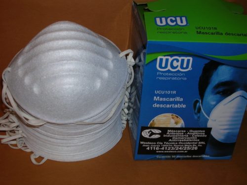 981-RESPIRADOR PARA POLVOS - UCU 101 R - 220 Grs